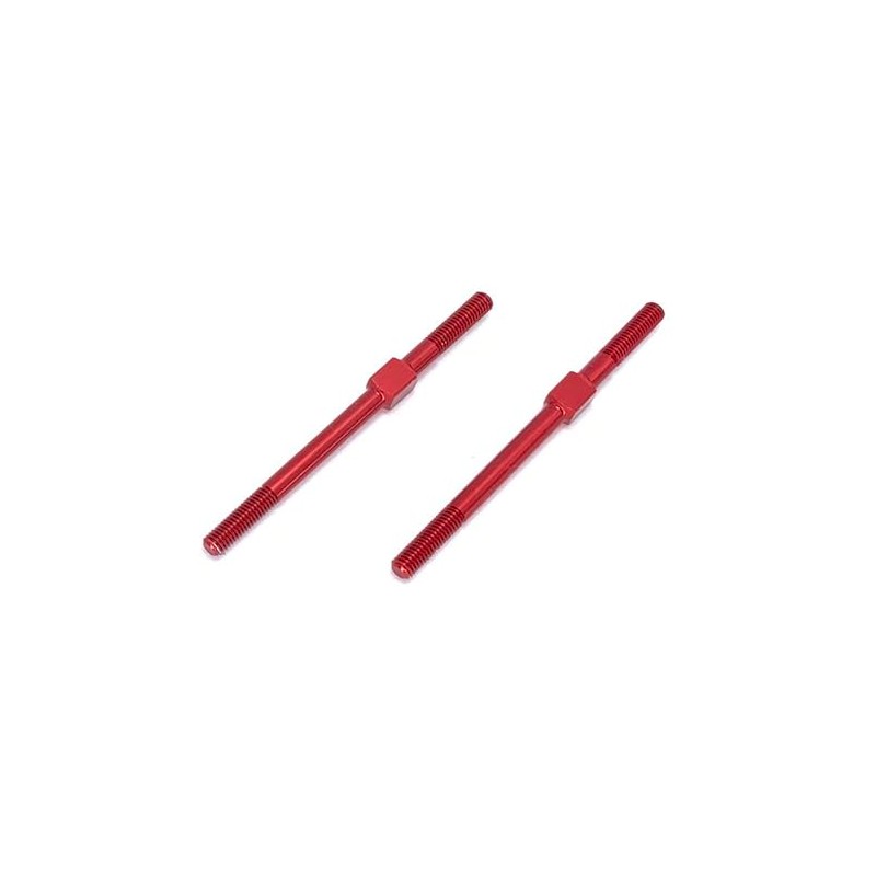Square SGX-3050R A70-75 Duralumin Turnbuckle M3 x 50mm (Red)