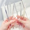 Plastic Ruler Set Clear 12inch/30cm Straight Ruler, Triange Ruler, Protractor