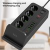 European Power Strip Wireless Charging USB TYPE C 4 Way