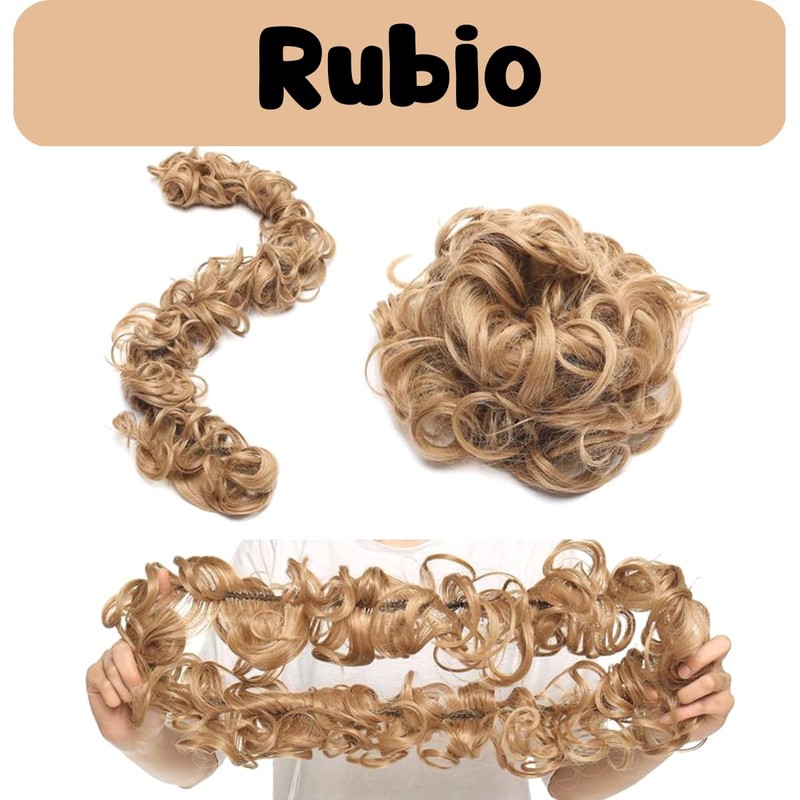 Extension De Cabello Banda Elástica Para Chongo Coleta 1pz banda
