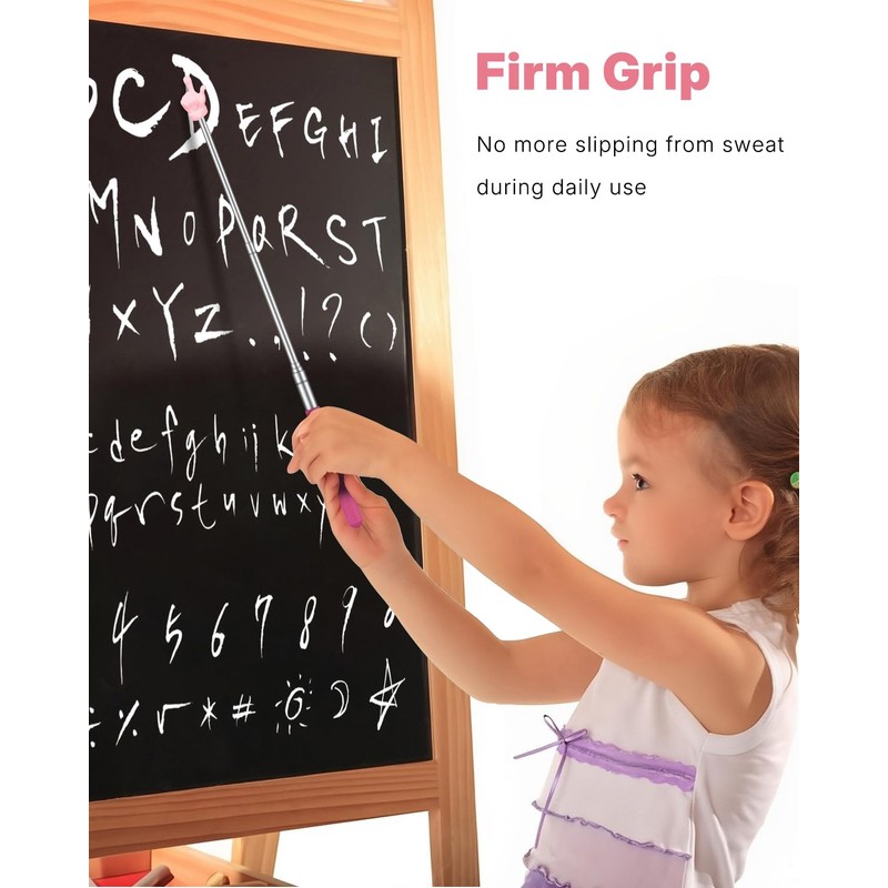 Uniclife Uniclife 2 Pcs Telescopic Teachers Pointer Mini Retractable Finger