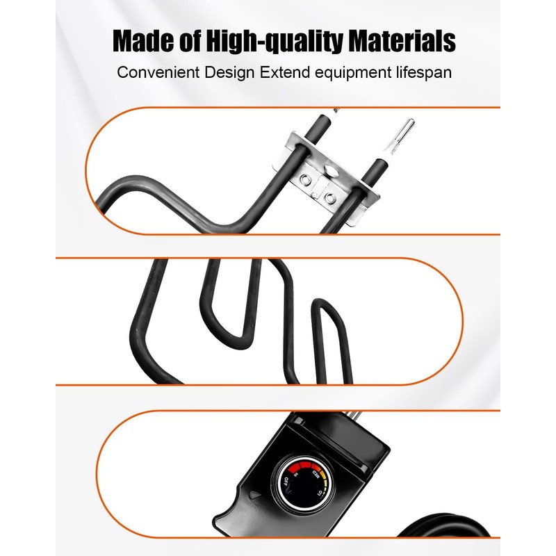 1400W Electric Heating Element Replacement 9907150014 compatible with Masterbuilt 20073017