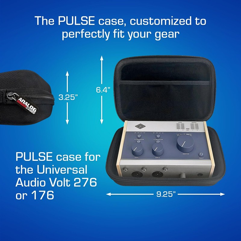 Semi-hard case for Analog Cases The Universal Audio Volt 276
