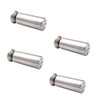 NUZAMAS Adjustable Furniture Legs Set of 4 Pieces 50x150mm Stainless