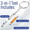 Mini Eyeglass Screwdriver, 5 Pcs 3 in 1 Precision Stainless