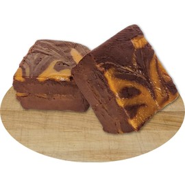 Home Made Creamy Chocolate Caramel Fudge - 1 Lb Box