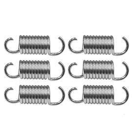 Fromann 5.1cm/2 inch Recliner Replacement Springs Electric Sofa Chair Springs Dual Hook Mechanism Tension Springs 6 Pcs 10Turn