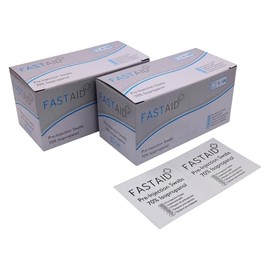 2 x Universal Fastaid 70% IPA Alcohol Wipes for Electronics, Swabs, Tattoo, Pre-injection Swabs