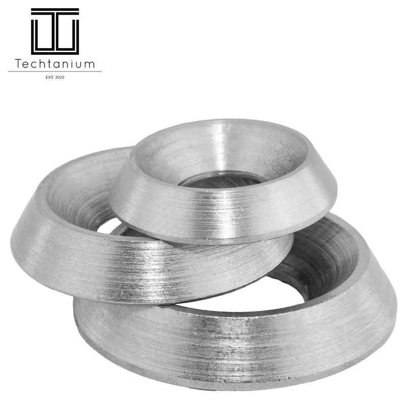 Techtanium® Rosettes [twisted] for countersunk screws M6 made of A1