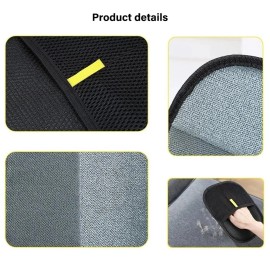 Unbranded UPGRADED PAIR Pet Grooming Gloves Brush Dog Cat Fur Hair Removal Mitt Massage