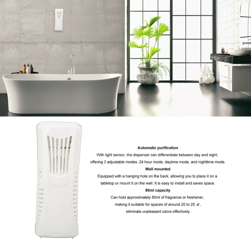 Automatic Freshener Dispenser Wall Mounted Fragrance Dispenser for Home Hotel