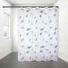 Lkw Ogechi Shower Curtain 200/220/240cm Drop for Wet Room Black