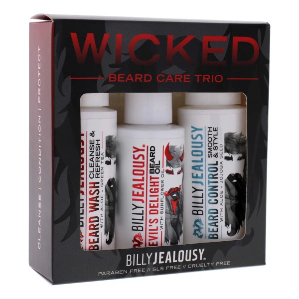 Kit De Cuidado De Barba Billy Jealousy Wicked Beard Trio
