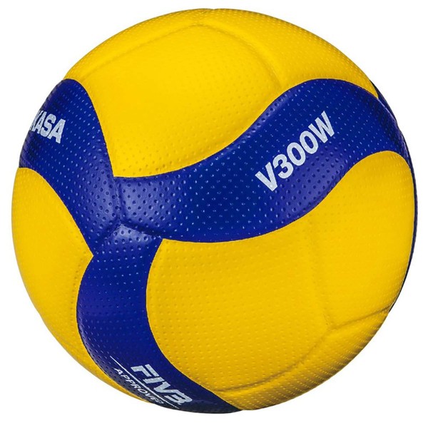 MIKASA V300W Volleyball, Blue, 5