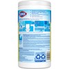 Clorox Disinfecting Cleaning Wipes, Bleach Free, Crisp Lemon, 75 Count,