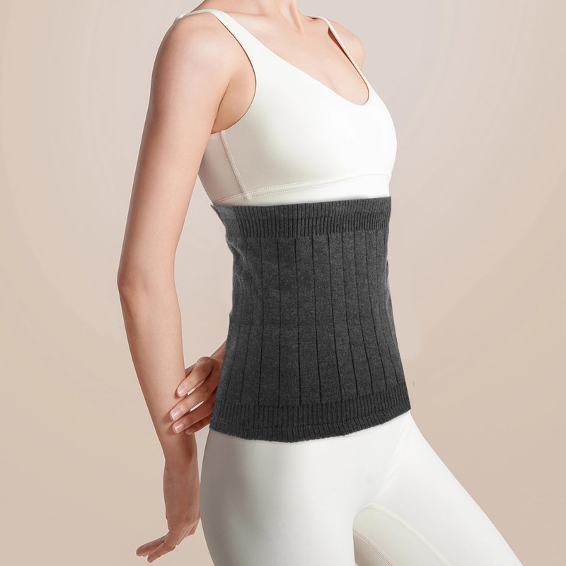 Gatuida Womens Belts Cashmere Waist Warmer,Wool Warming Belt Elastic Lower