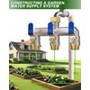 3 Way Hose Splitter Heavy Duty, Garden Hose Splitter with