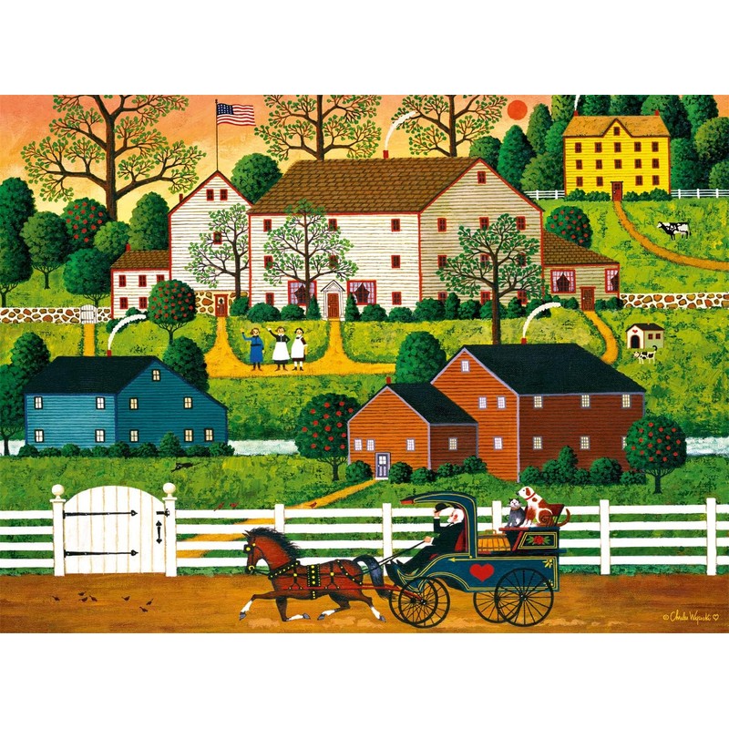 Buffalo Games - Charles Wysocki - Hi, Neighbor! - 1000