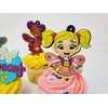 Butterbean's Cafe Cupcake Topper Set Featuring Butterbean, Dazzle, Poppy, Cricket