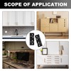 Screw Man Three Leaf Non-Mortised Hinge Bifold Door Hinges Bifold