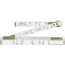 Crescent Lufkin 5/8" x 6' Red End® Masonry Wood Rule - 646LN