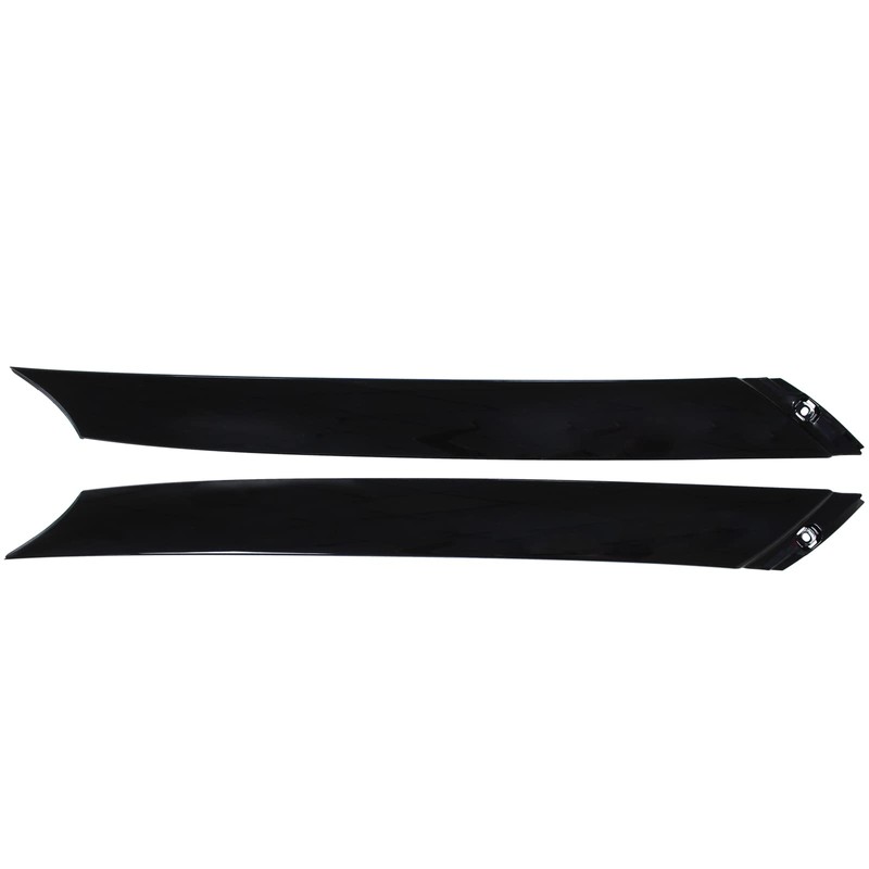 NewYall Gloss Black Front Left and Right Body A-Pillar Windshield