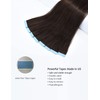 Tape in Hair Extensions REMY Human Hair, Secure Skin Weft