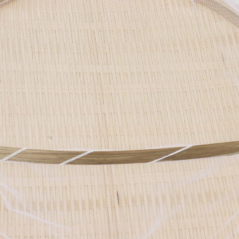 2Pcs Food Serving Tent Basket Fly Skeeter Insect Resistant Bamboo