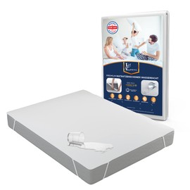 Limenda Mattress Protector, Incontinence Pad, Washable, Waterproof Mattress Overlay, Moisture Protection, 140x200cm, Mattress Cover