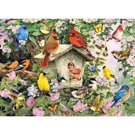Cobble Hill 1000 Piece Puzzle - Summer Home - Sample Poster Included