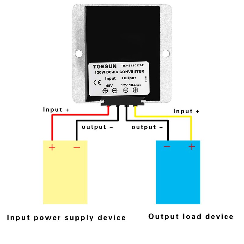 HOMELYLIFE Voltage Converter DC-DC 48V 12V 10A 120W Voltage Regulator