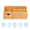 woodluv Desk Organiser, Desk Tidy Pen Holder Organiser, Make Up