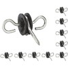 KATSU Electric Fence Gate Handle Insulators 10X Pack, Galvanised Heavy