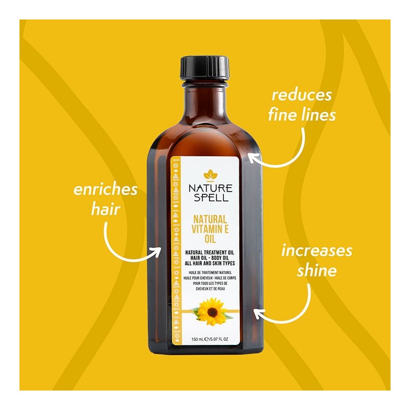 Nature Spell Vitamin E Oil For Hair & Skin 150ml