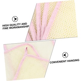 Gogogmee 5Pcs Nylon Exfoliating Wash Cloths for Body Scrub and Face Clean Durable Bath Towels with Reinforced Edges for Exfoliating Skin and Lathering Soap Shower Gel