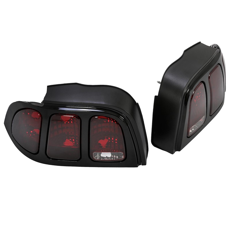 HECASA Tail Lights Assembly Compatible with 1996-1998 Ford Mustang Replacement