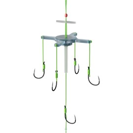 Saltwater Fishing Hooks | Bait Cage Trap Fishing Hooks - Professional Six Claw Easy Handling Rigs for Lake Beginners Bass River Boat Pond Kayak