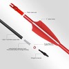 28 Inch Carbon Archery Arrows, Shaft Spine 500 with Removable