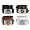 Texas Ranger Star Western Full Grain Leather Casual Jean Belt