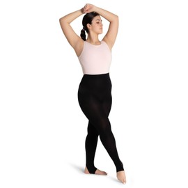 Capezio Ultra Soft Self Knit Waistband Stirrup Tight