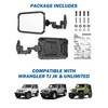 JOYTUTUS Wrangler Mirrors Doors Off or Doors On with Integrated