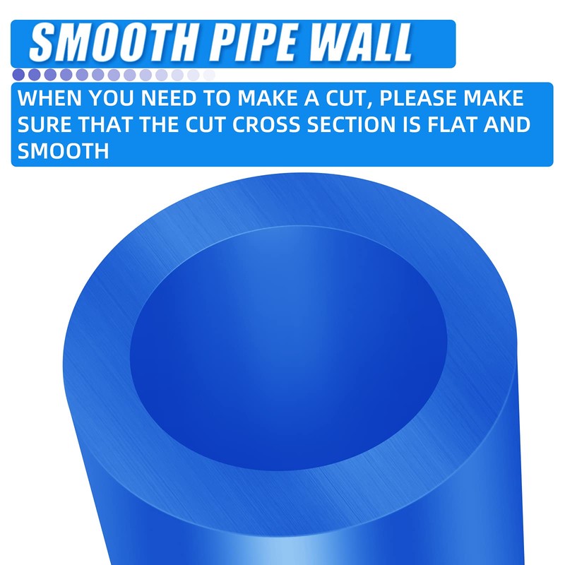 ERGAOBOY Blue 10M Polyurethane PU Air Hose Pipe Tube Kit,10mm