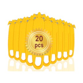 Safety Box Cutter, T TOVIA 20 Pcs Safety Utility Cutter of Stainless Steel Blade Package Opener with Tape Splitter for Cartons, Cardboard, Wrap, Straps, Film (20 PCS- Yellow)