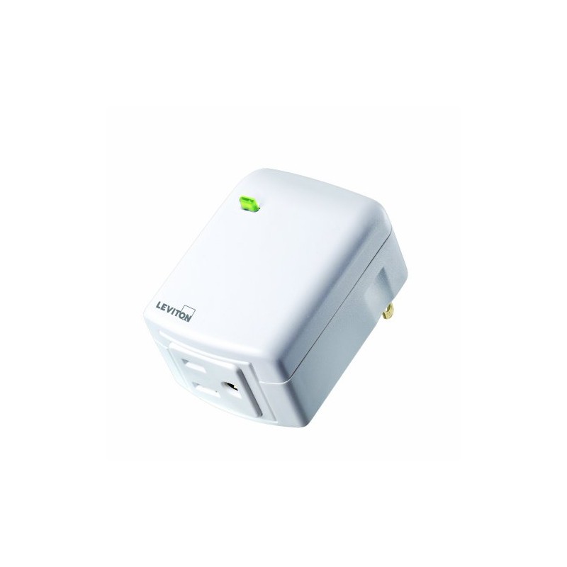 Leviton VRPA1-1LW Vizia RF Plus Scene Capable Plug-in Appliance Module,