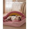Blissful Diary Foam Dog Bed Medium Size, Pet Sofa with