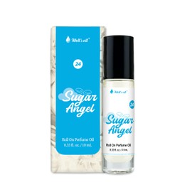 Well's Oil Roll-On Perfume Oil (Sugar Angel) | Long-Lasting | Paraben-Free | 0.33 Fl Oz / 10 ml