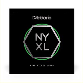 D'Addario NYXLB130TSL NYXL 0.130 Super Long Scale Tapered Nickel Wound Bass Guitar Single String