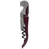 Duo-Lever Black Handle Corkscrew and Smart-Kut Foil Cutter, Burgundy