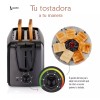 Lagom Tostadora 650w Lagom Toster Bh-002 Mini Horno 2 Rebanadas