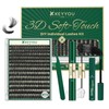 KEYYOU Lash Clusters Kit 3D Effect Eyelash Clusters Kit 280pcs
